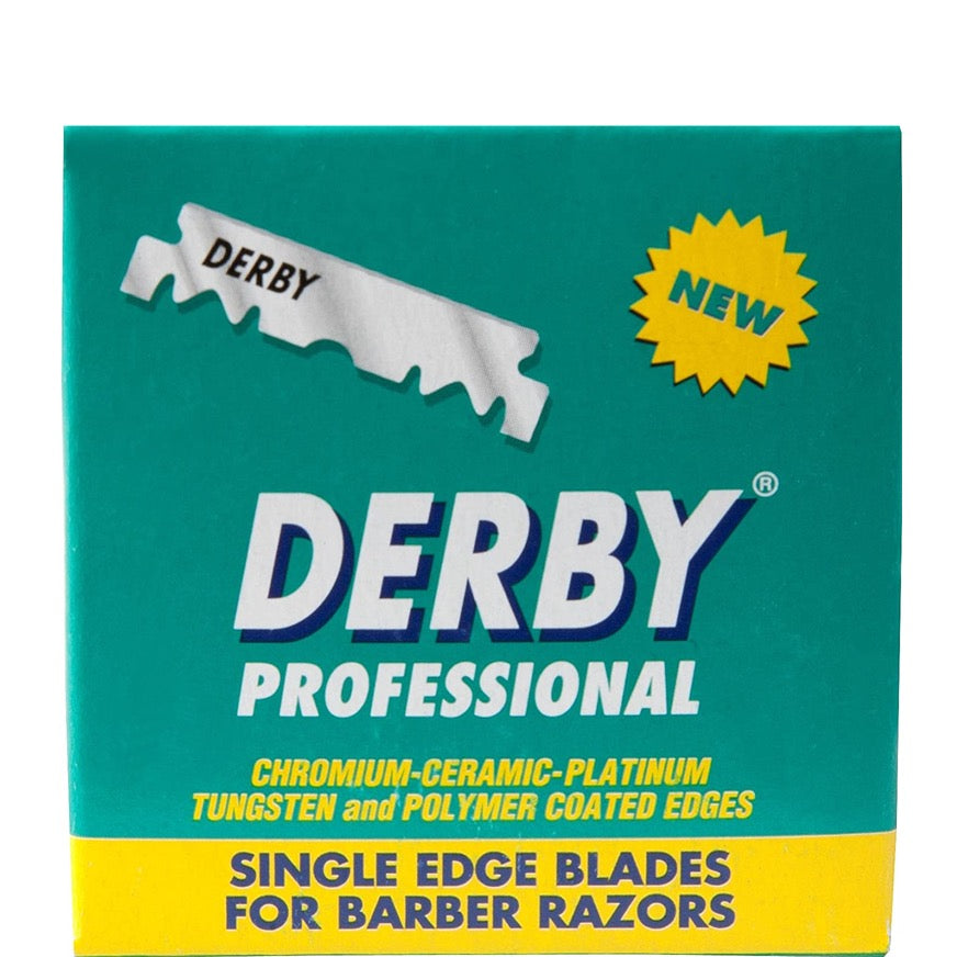 Derby Professional single edge blades for shavette