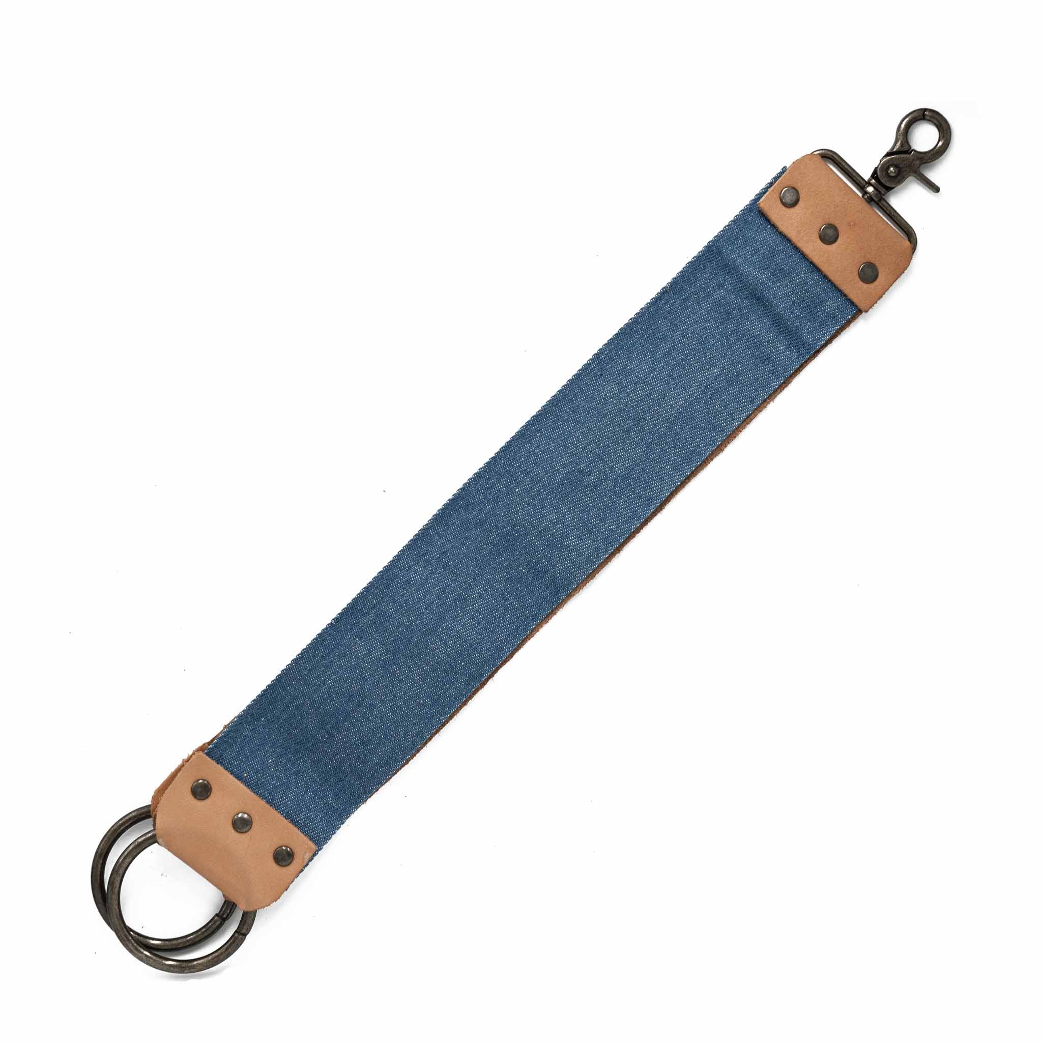 Brent Berkeley leather stropping belt - straight razor sharpening strop from cowhide