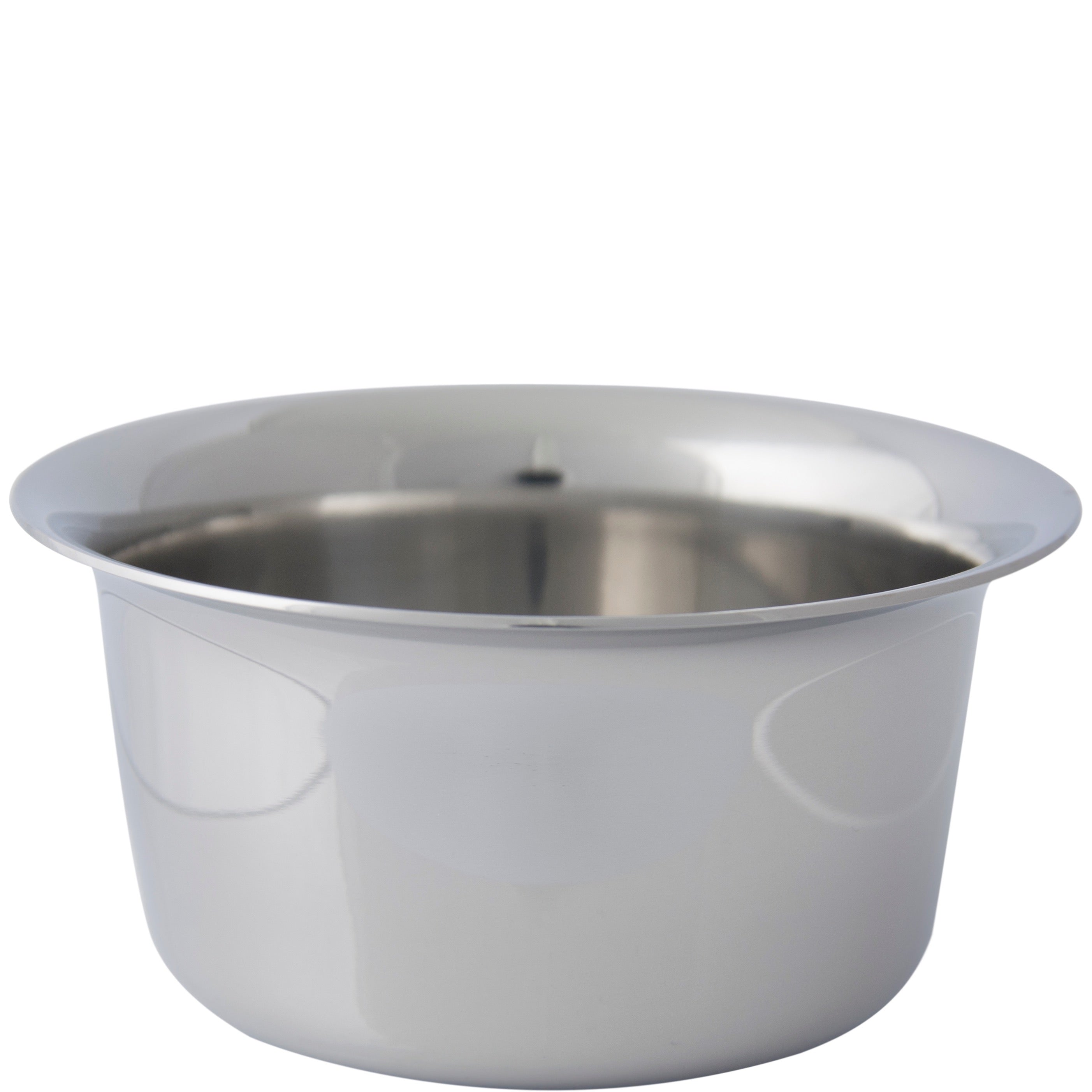 Shaving bowl or soap tray from stainless steel