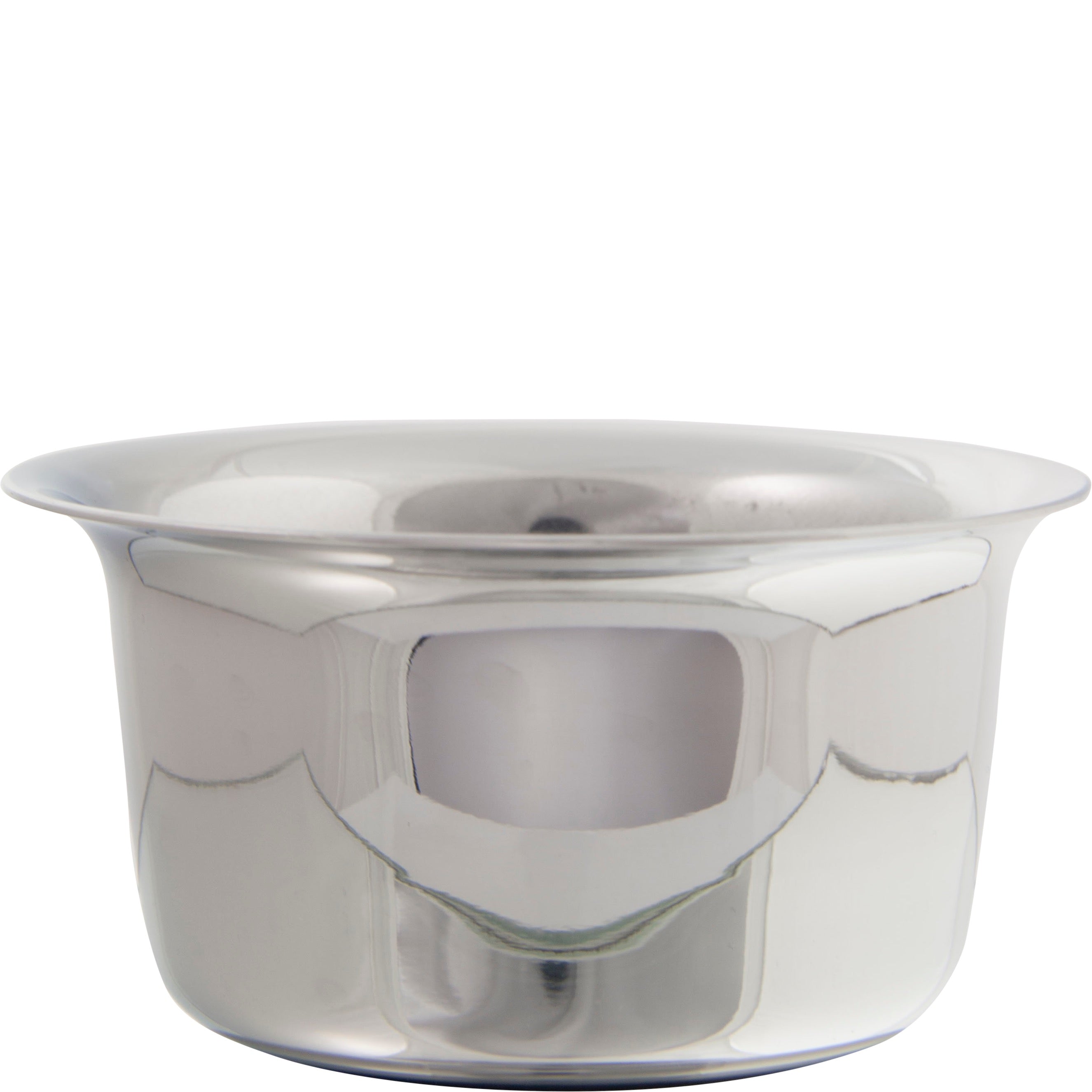 Shaving bowl or soap tray from stainless steel