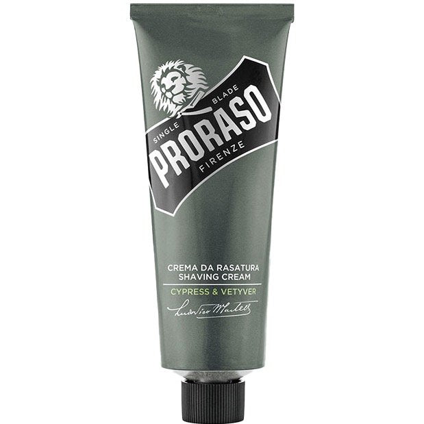 Proraso Shaving Cream Tube - Cypress & Vetyver 100ml 