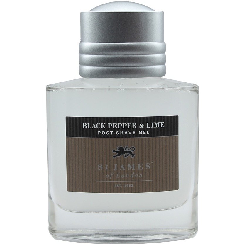 St James of London Aftershave Gel - Black Pepper & Lime - 100ml