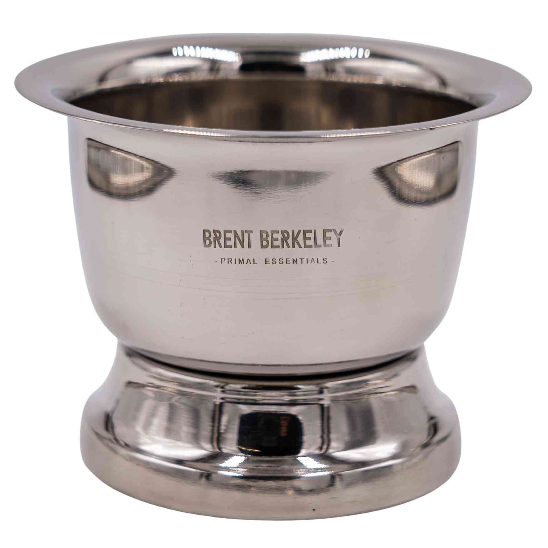 Brent Berkeley shaving mug / shaving bowl strainless steel